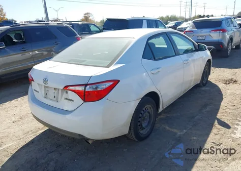 2015 Toyota Corolla L из США, поврежденный, VIN 5YFBURHE8FP230028